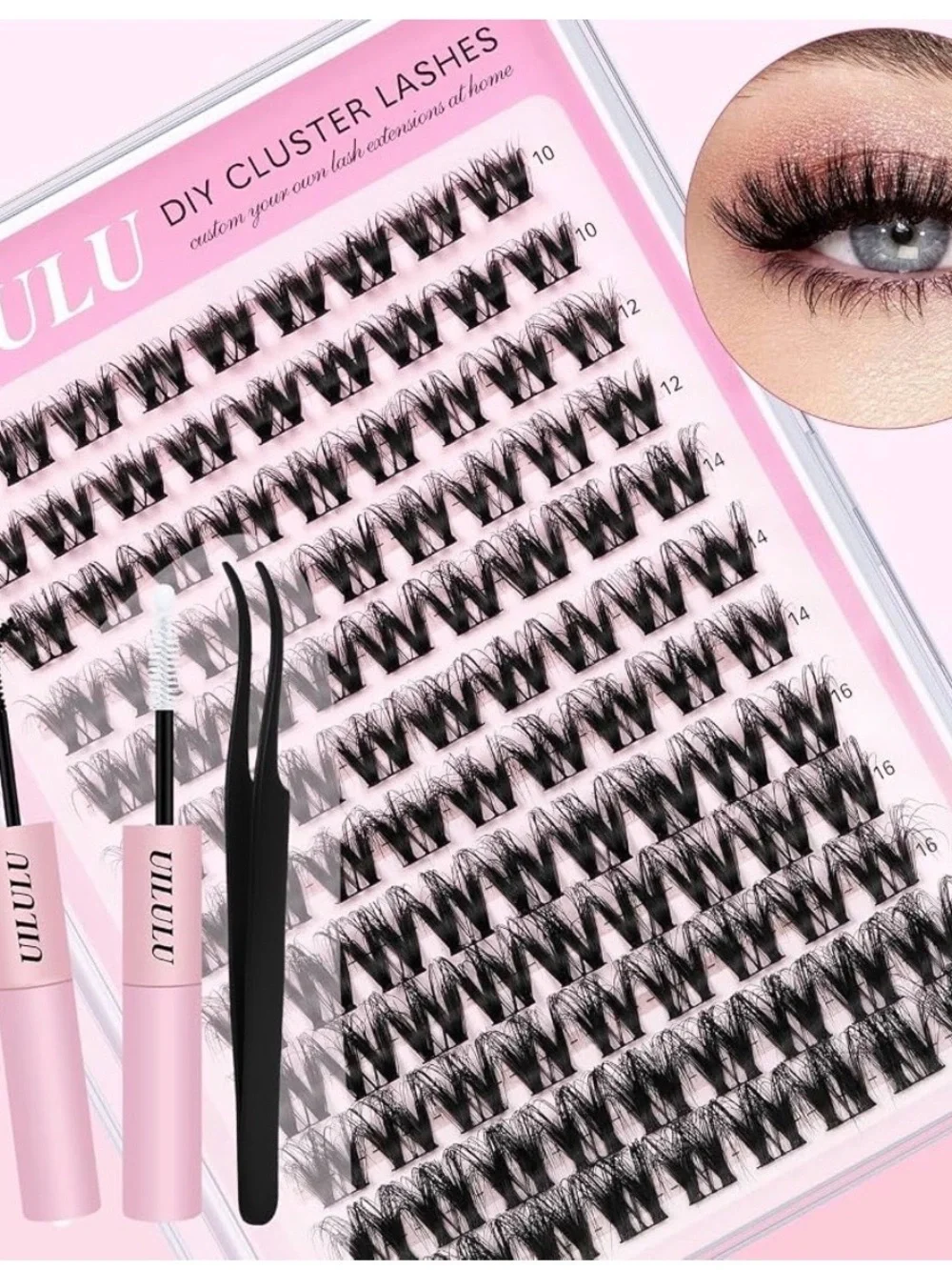 Uilulu Lash Clusters Kit 120 Pieces New